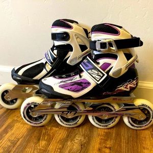 Womens 6.5 Tempest 90W inline Rollerblades
